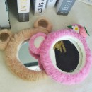 毛絨台式化妝鏡 毛絨台式化妝鏡