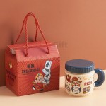 Cartoon God Of Wealth Cup Ceramic Mug