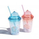 380ML Plastic Straw Cup