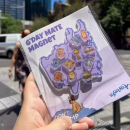 Custom Acrylic Map Fridge Magnets