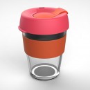 Silicone Glass Coffee Cup