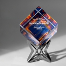 Rubik's Cube Crystal Trophy