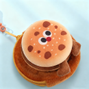 Plush hamburger coin purse pendant keychain Plush hamburger coin purse pendant keychain