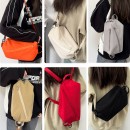 多功能大容量運動雙肩斜挎包枕頭包