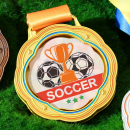 足球籃球旋轉獎牌