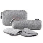 Wool Cosmetic Bags