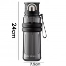 雙飲吸管運動水樽