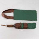 Portable Color-Blocking Plastic Automatic Umbrella