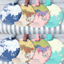 PVC circular luggage tag