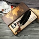 Feather-Shaped Metal Pen