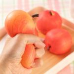 Apple squeeze decompression toy