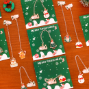 Christmas Metal Pendant Bookmark Christmas Metal Pendant Bookmark