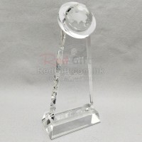 訂製水晶獎座 - 康樂及文化事務署