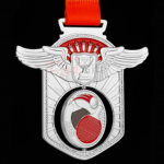 Table Tennis Hollow Rotating Medal