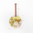 PVC circular luggage tag