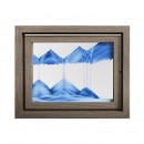 實木旋轉流沙畫解壓擺飾