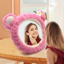 毛絨台式化妝鏡 毛絨台式化妝鏡