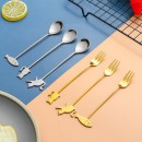 Coffee Spoon Fork Set