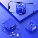 伸縮收納支架三合一數據線