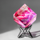 Rubik's Cube Crystal Trophy