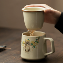 陶瓷可过滤泡茶杯