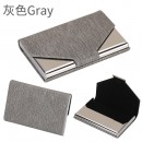 PU Metal Card Holder