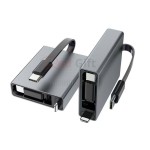 伸縮Type-C鋁合金60W快充數據線