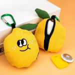 訂製燈芯絨折疊購物袋公仔