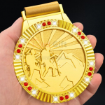 登山金屬獎牌