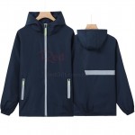 Windproof Waterproof Reflective Zip Windbreaker