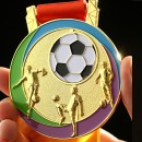 Football Metal Medal