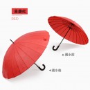 Water Activated Color Changing Flower Print Straight Umbrella