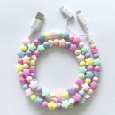 Five pointed star bead data cable