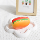 Hamburger and hot dog squeeze toys for stress relief