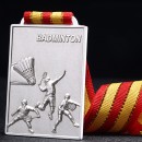 Badminton Metal Medal