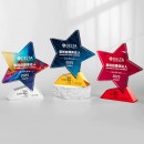 Crystal & Metal Trophy