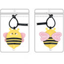 Bee Stress Relief Squeeze Keychain