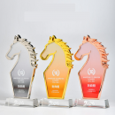 馬年金屬水晶獎盃