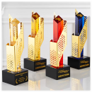 Hollowed-Out Irregular Metal Trophy