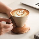 Stoneware Funnel Coffee Cup
