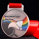 Badminton Metal Medal