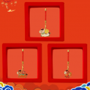 Year of the Horse small horse keychain pendant