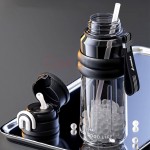 雙飲吸管運動水樽