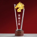 馬年水晶獎座