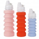 Silicone Folding Handy Sports Water Bottle