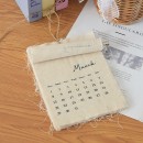 翻頁帆布日曆月曆