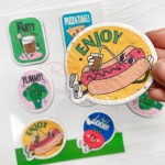 Seed Paper Refrigerator Sticker