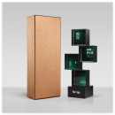 創意科技方形金屬水晶獎杯