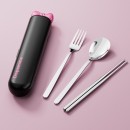 多巴胺蝴蝶结304不锈钢便携套装 多巴胺蝴蝶结304不锈钢便携套装