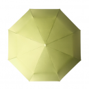 Automatic three-fold umbrella with buckle
